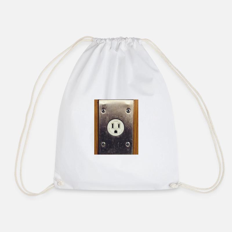 Sad electrical face - Turnbeutel - Weiß
