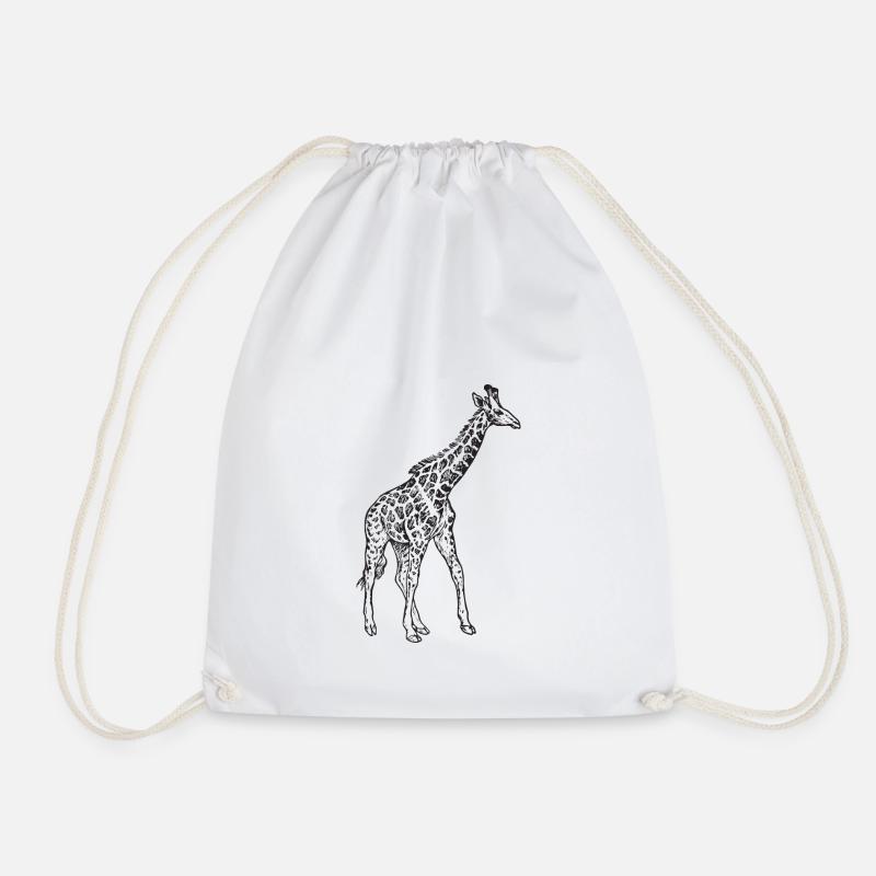 Girafe - Sac de sport léger - blanc