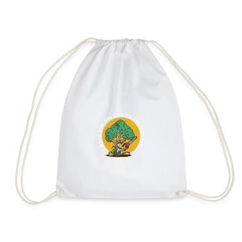 Official Wood Mach Shirt Forstwirt Men - Drawstring Bag - white - Front