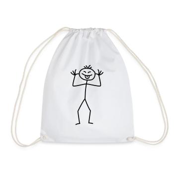Annoy - Drawstring Bag - white - Front
