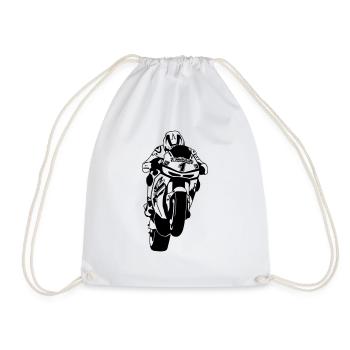 MotoGP - Drawstring Bag - white - Front
