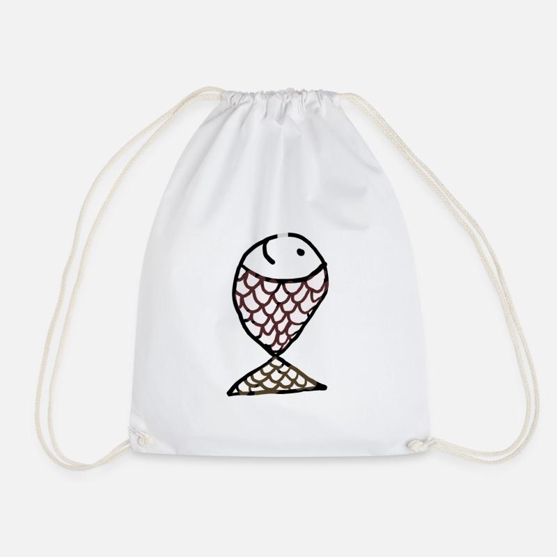 Poisson d'avril, avec style :) - Sac de sport léger - blanc