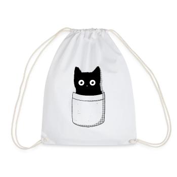 Cat pocket - Sac de sport léger - blanc - Devant