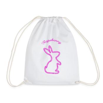 Ropebunny pink - Turnbeutel - Weiß - Vorne