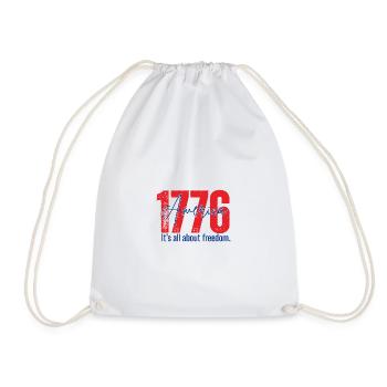 1776 America Freedom Design - Sac de sport léger - blanc - Devant