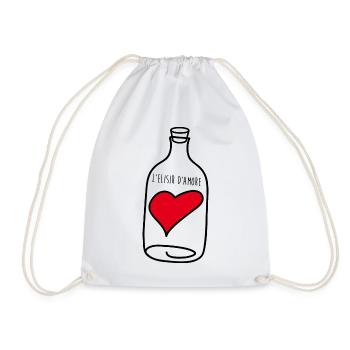 Elisir d'amore opera by Donizzetti - Drawstring Bag - white - Front