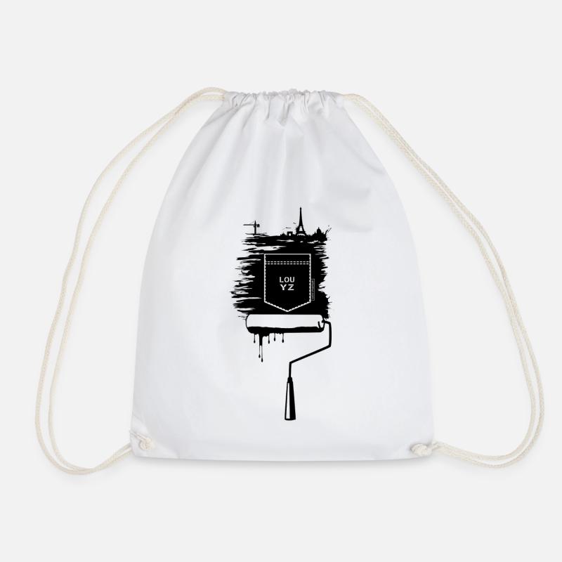 Louyz-Tasche - Turnbeutel - Weiß