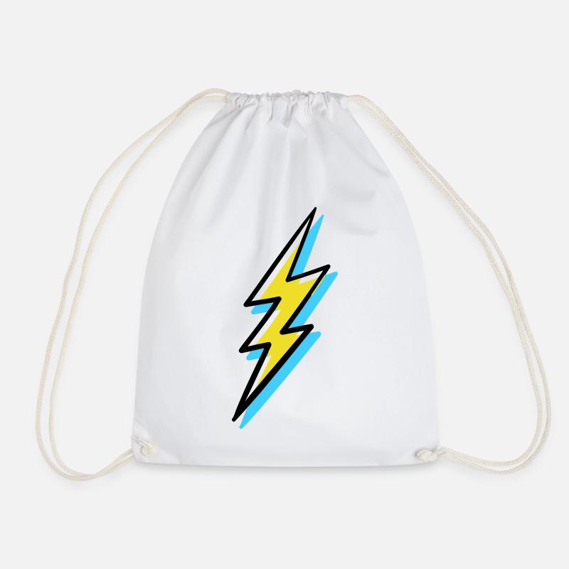 Blitz im Vorhut-Stil - Turnbeutel - Weiß