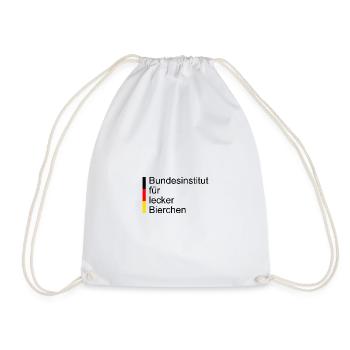 Federal Institute for Delicious Beers - Drawstring Bag - white - Front