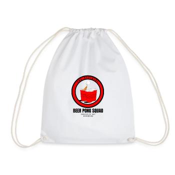 Team Beer Pong - Drawstring Bag - white - Front