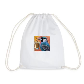 Coffee? - Drawstring Bag - white - Front