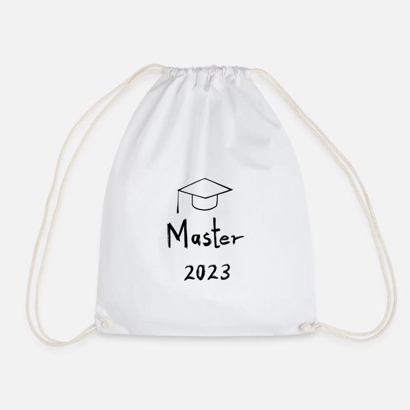 Master Abschluss 2023 - Design - Turnbeutel - Weiß