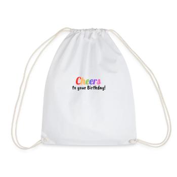 Vive votre anniversaire - Sac de sport léger - blanc - Devant