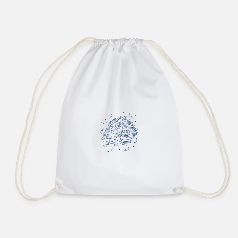 Hérisson - Sac de sport léger - blanc