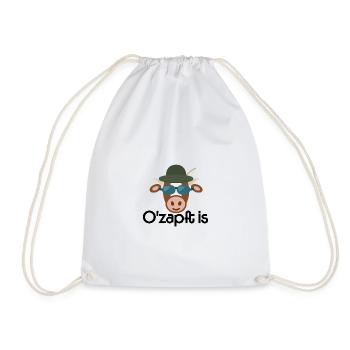 O'zapft is Kuh - Turnbeutel - Weiß - Vorne