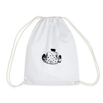 Poisson-valise - Sac de sport léger - blanc - Devant