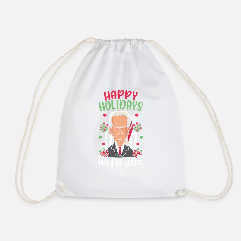 Lustiger Weihnachts-joe - Turnbeutel - Weiß