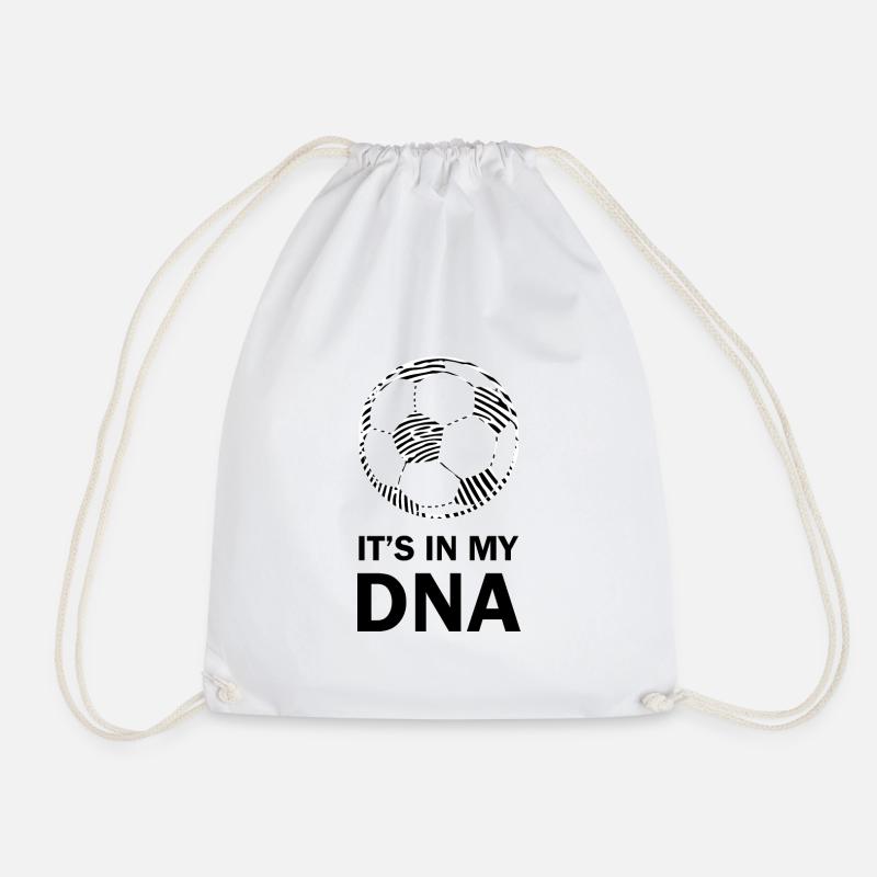 Fußball Soccer - Turnbeutel - Weiß