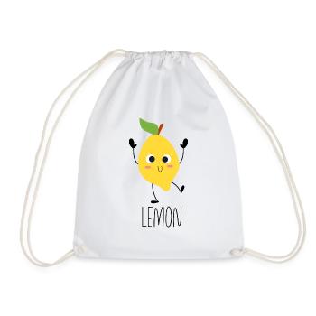 Bande dessinée Happy Lemon - Sac de sport léger - blanc - Devant