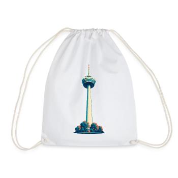 Colonius Retro - Turnbeutel - Weiß - Vorne