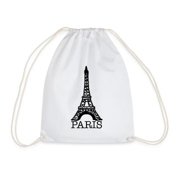 Paris - Turnbeutel - Weiß - Vorne