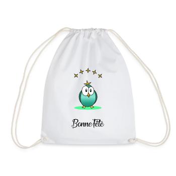 BONNE FÊTE MAMAN. MAMAN. FÊTE DES MÈRES. FÊTE - Sac de sport léger - blanc - Devant