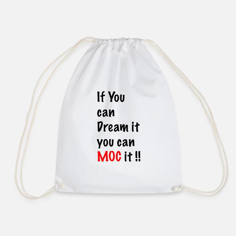 MOC MOC - Drawstring Bag - white