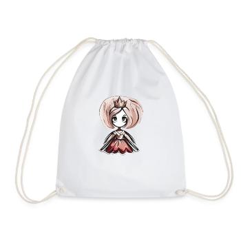 kleine prinzessin - Turnbeutel - Weiß - Vorne