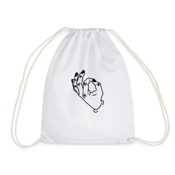 Jetez un coup d’œil - Sac de sport léger - blanc - Devant