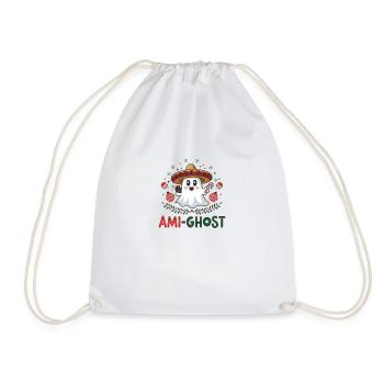 Collection Fantôme Festive Noël - Sac de sport léger - blanc - Devant