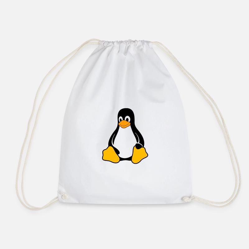 Pinguin - Turnbeutel - Weiß