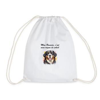 Bouvier rayon de soleil - Sac de sport léger - blanc - Devant
