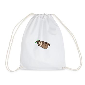 la paresse - Sac de sport léger - blanc - Devant