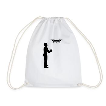 drone - Sac de sport léger - blanc - Devant