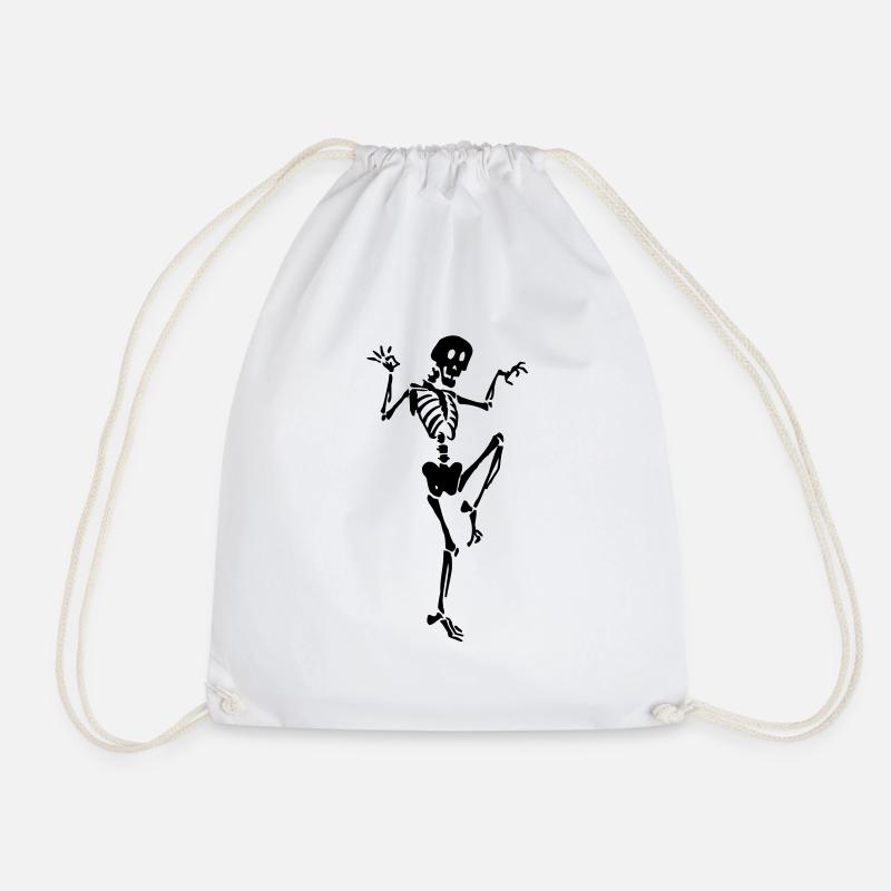 Squelette - Sac de sport léger - blanc