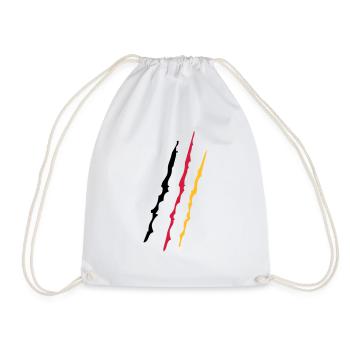 Germany - Drawstring Bag - white - Front