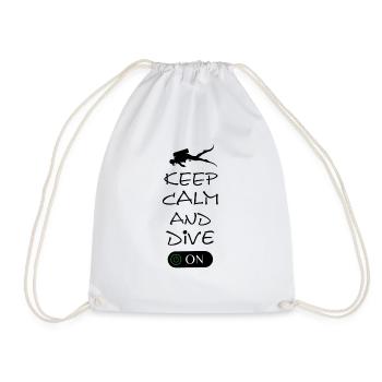 Tauchen Tauchlehrer Spruch für Taucher Diving - Turnbeutel - Weiß - Vorne