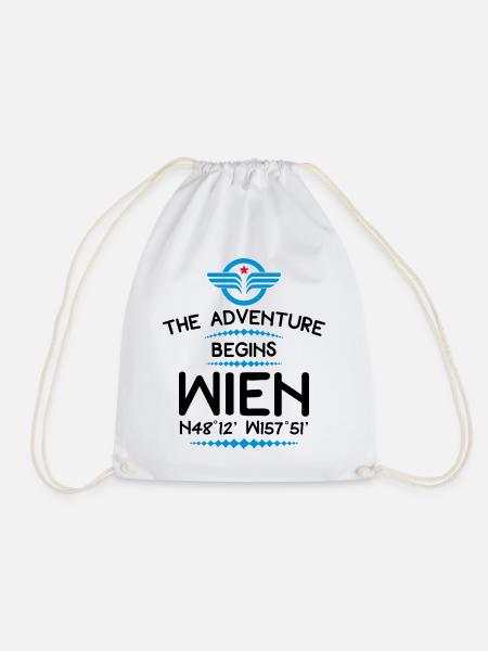 Wien - Turnbeutel - Weiß
