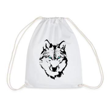 Wolf - Turnbeutel - Weiß - Vorne