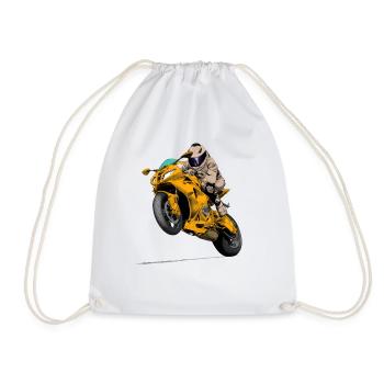 bike - Sac de sport léger - blanc - Devant