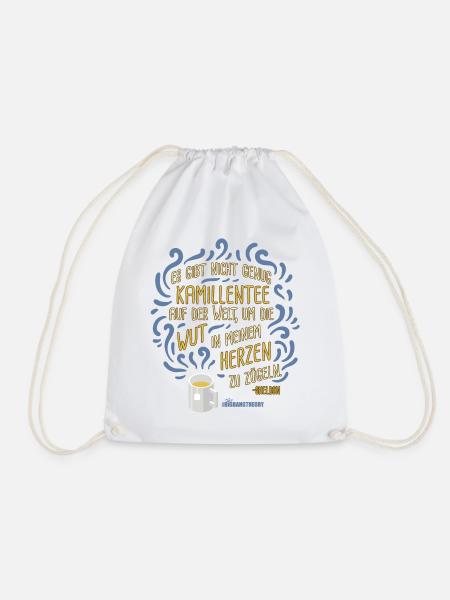 The Big Bang Theory Chamomile Tea Fury - Drawstring Bag - white