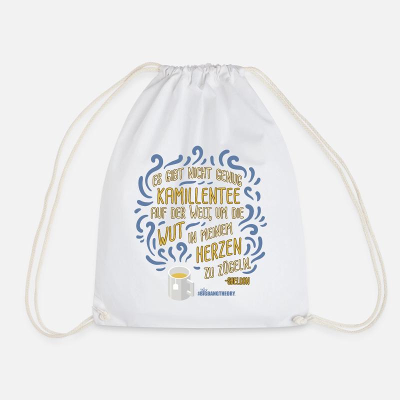The Big Bang Theory Chamomile Tea Fury - Drawstring Bag - white