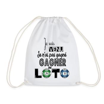 LOTO - Sac de sport léger - blanc - Devant