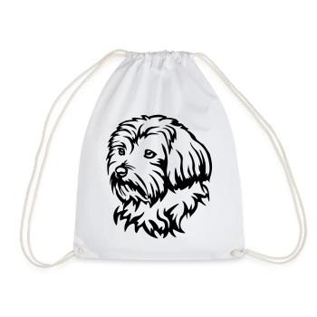 Bolonka Zwetna Tête - Sac de sport léger - blanc - Devant