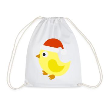 Canard de Noël - Sac de sport léger - blanc - Devant