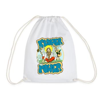 Le pouvoir des fleurs - Sac de sport léger - blanc - Devant