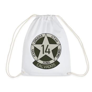 Insigne Militaire Calvados 14 - Sac de sport léger - blanc - Devant
