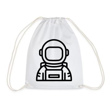 Astronaut - Turnbeutel - Weiß - Vorne