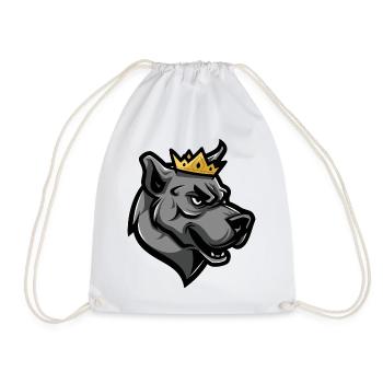 Kangal Hund Krone - Turnbeutel - Weiß - Vorne
