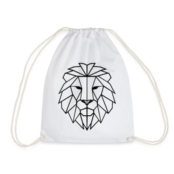 Polygone Lion - Sac de sport léger - blanc - Devant